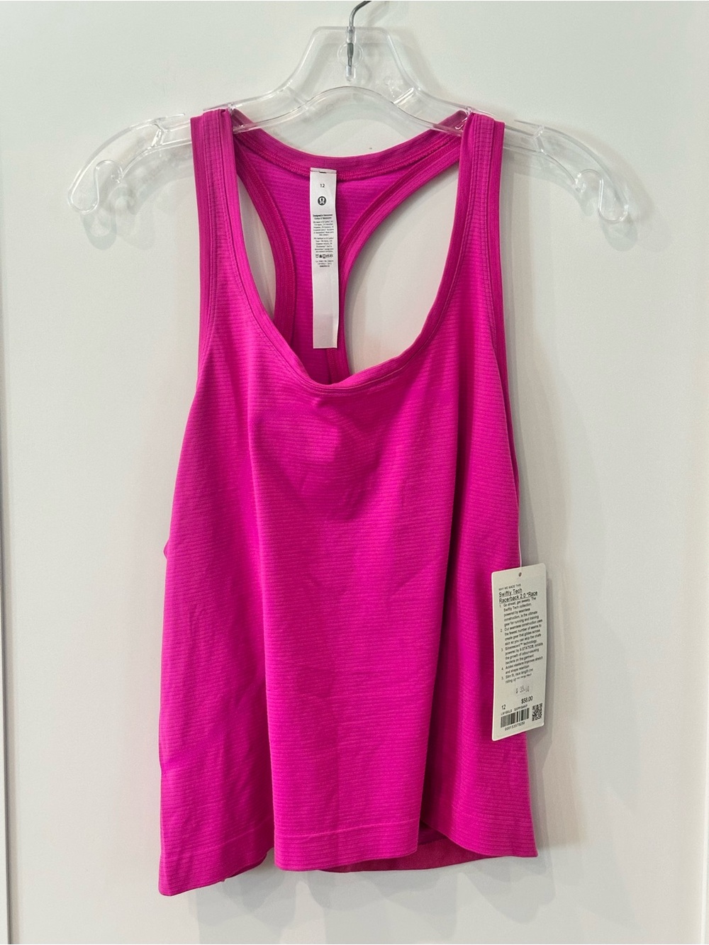 lululemon athletica Swiftly Tech Magenta Racerback 2.0 Tank Top